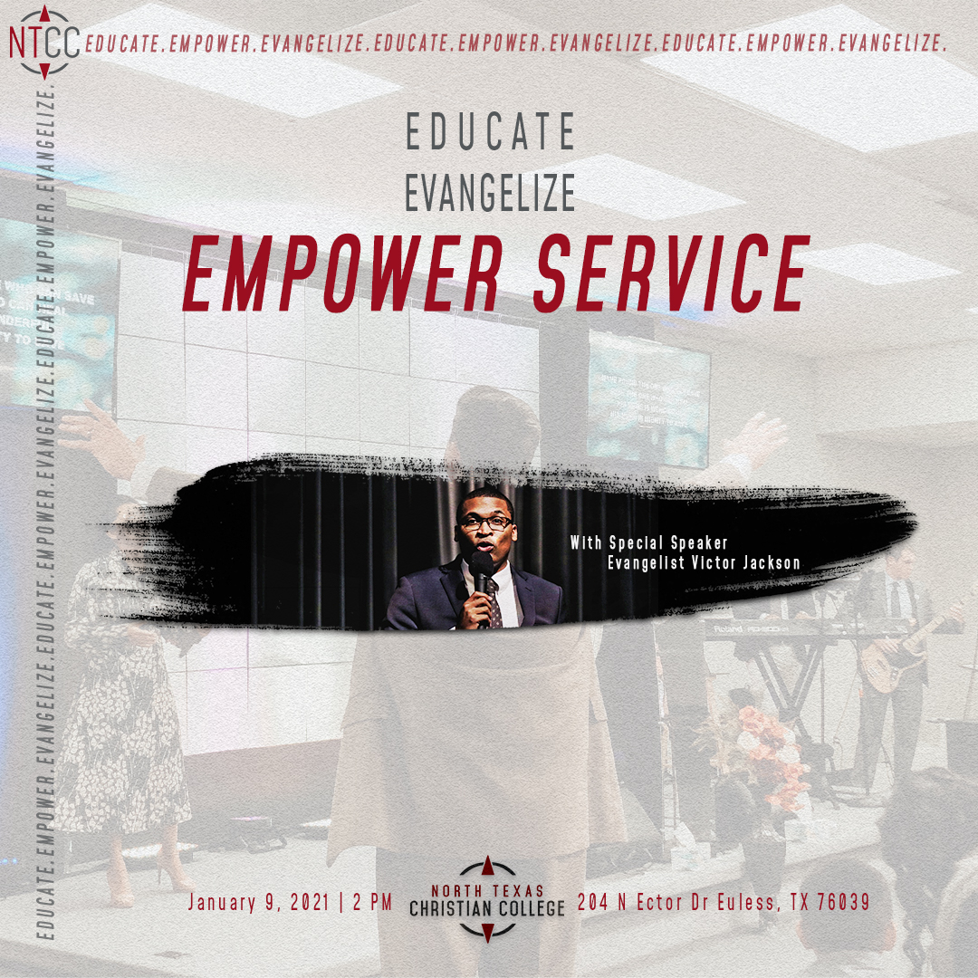ntccollege's tweet photo. NTCC is proud to announce its’ first event of 2021!  Join us as we experience a moment of worship with the NTCC Music Department and Evangelist Victor Jackson bringing us the Word of God! 

Come and be empowered by the Holy Ghost! 

Don’t miss it! https://t.co/Q3SqWLpU1M