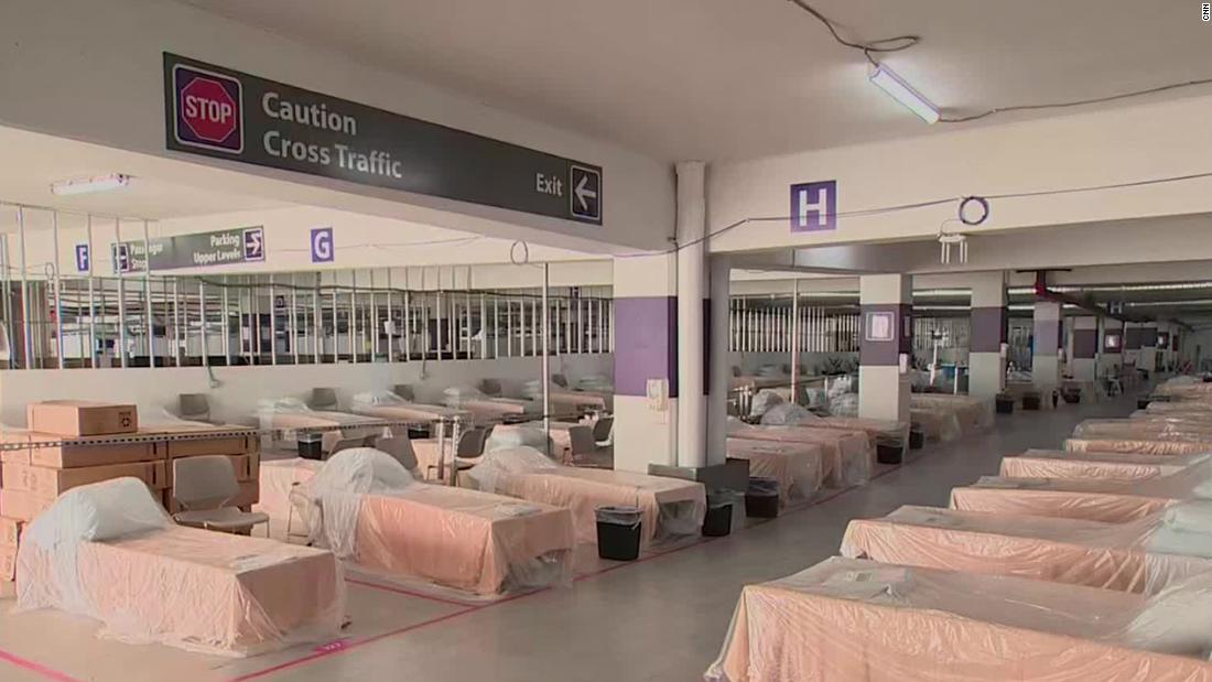 A Reno hospital turned their parking garage into a new wing to treat coronavirus patients cnn.it/3gEbxSG