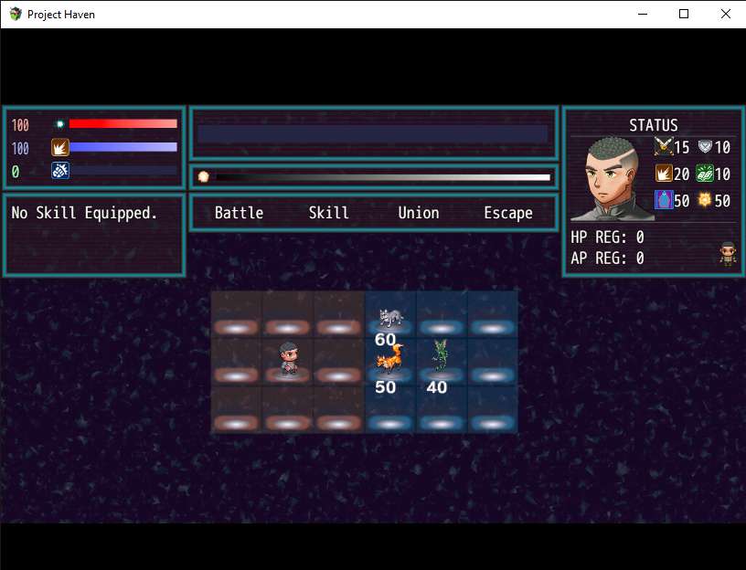 synrec_kaisyl's tweet image. Well, I fixed up the #UI.

Now... I really can&apos;t imagine much more #code to implement for the battle system so...

#craftingSystem?

Gonna take me a bit given my idea for it...

#rpgmaker #indiedev #gamedev #gamedesign