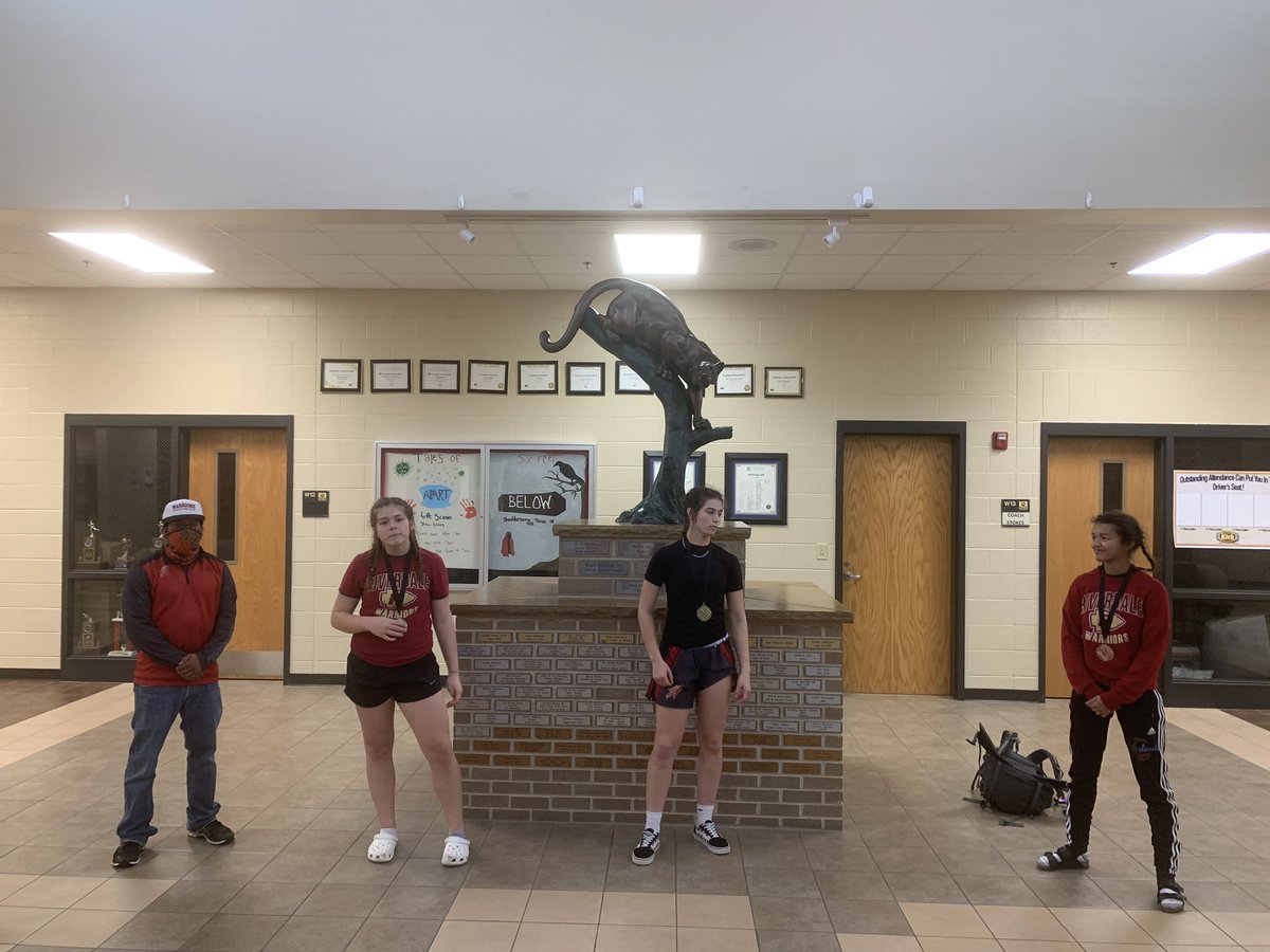 RHS_Wrestlng's tweet photo. Coach Rudas took a couple girls east. They came home with two championships and a third place finish.@RiverdaleHighTN @RHS_sports @cecil_joyce @SeWrestle https://t.co/Y07QxcMkxk