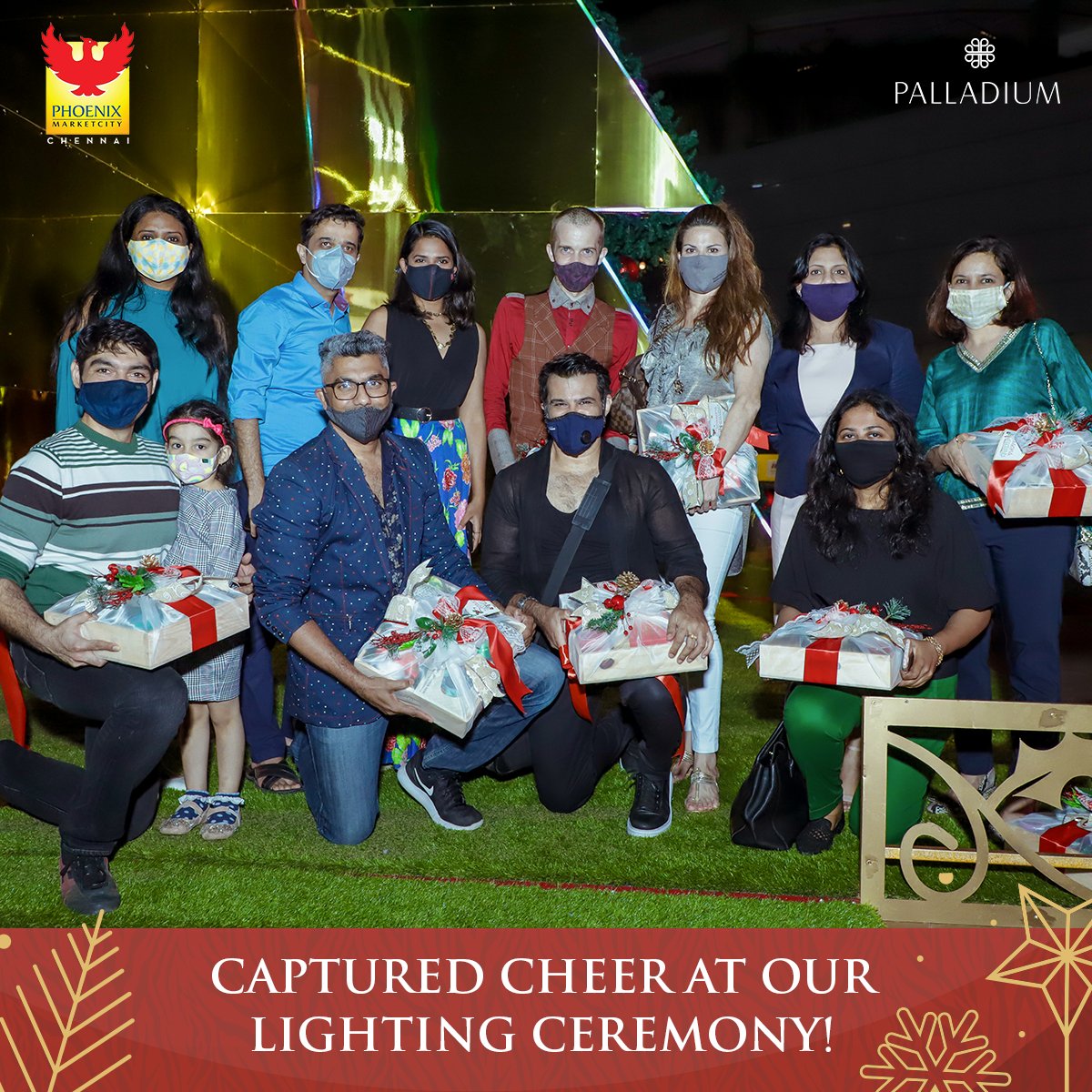 pmcchennai's tweet image. Our Christmas tree was lit up! We’re so honoured for all the love and support we received from you. 

Come and experience a spectacular #ChristmasAtPhoenix with your loved ones and capture those precious moments with us.