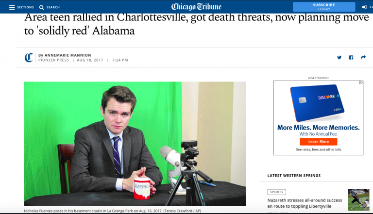 First up, it's Nick Fuentes, leader of the groyper war, which we explore here, along with his deep ties to other white nationalists like Patrick Casey, Richard Spencer & Megan Bobonick  https://twitter.com/discord__panic/status/1191442790888198146