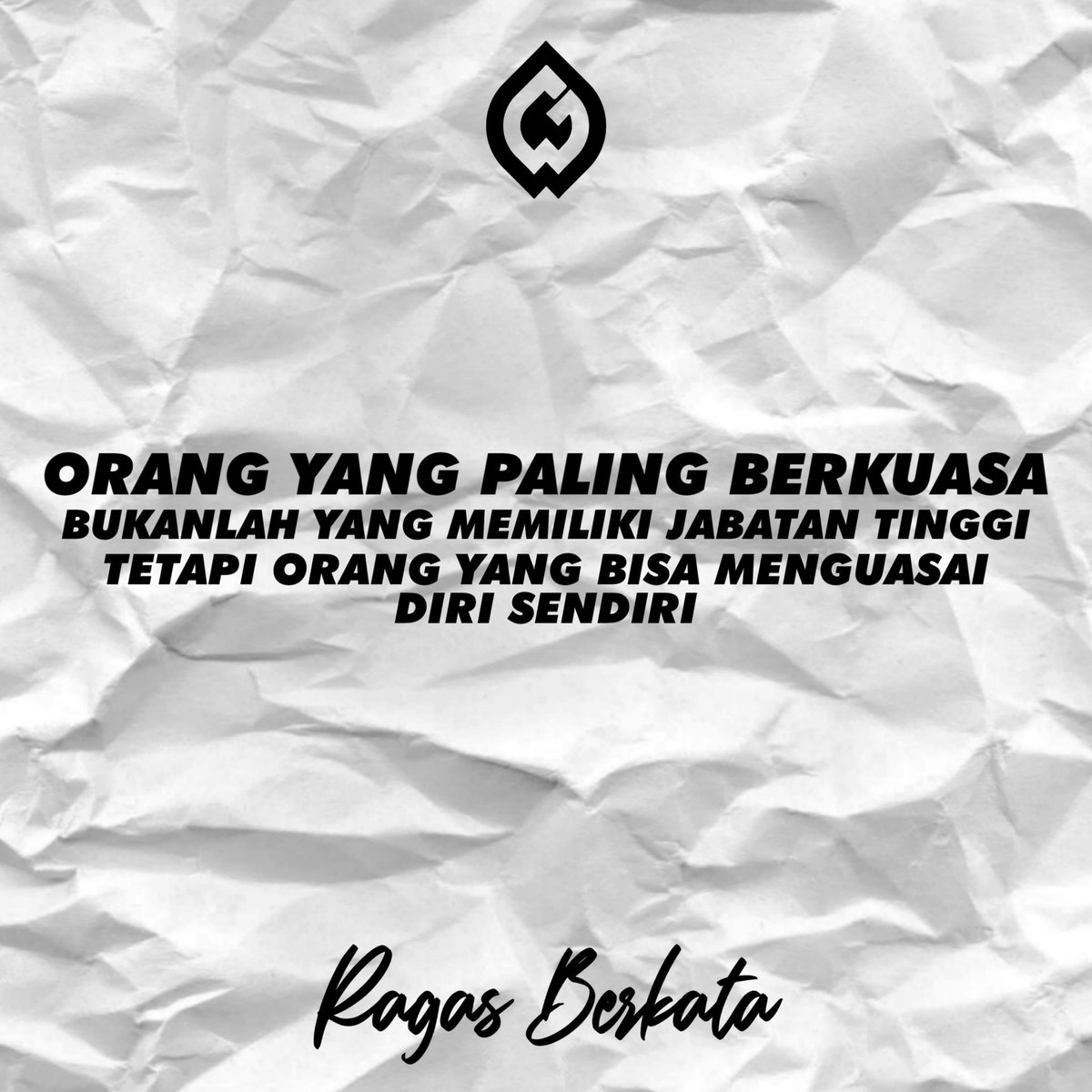 RagasWorkshop's tweet photo. #ragasberkata #supportbrandragas #ragasgangs
#katakatabijak #katakatacinta #katakatamotivasi #katakatabaper #katakatagalau #katakataislami #katakatakeren #katakataindah #katakata #katakatasindiran #katakatacaptionkeren #katakataromantis #kataktamutiarahatakekakashi #katakatajowo https://t.co/tffkSSVigd