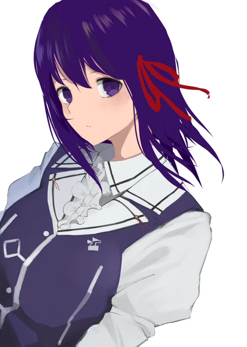 髪の色目の色変えただけの雑コラレベルの改変でもわかる。うん、思いのほか桜っぽかった 
