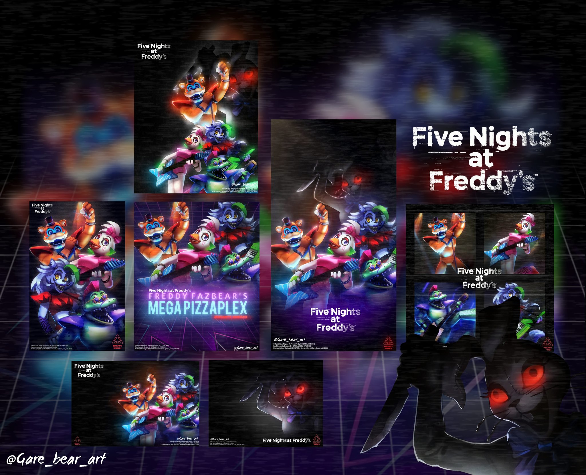 4K FNAF Security Breach Wallpapers