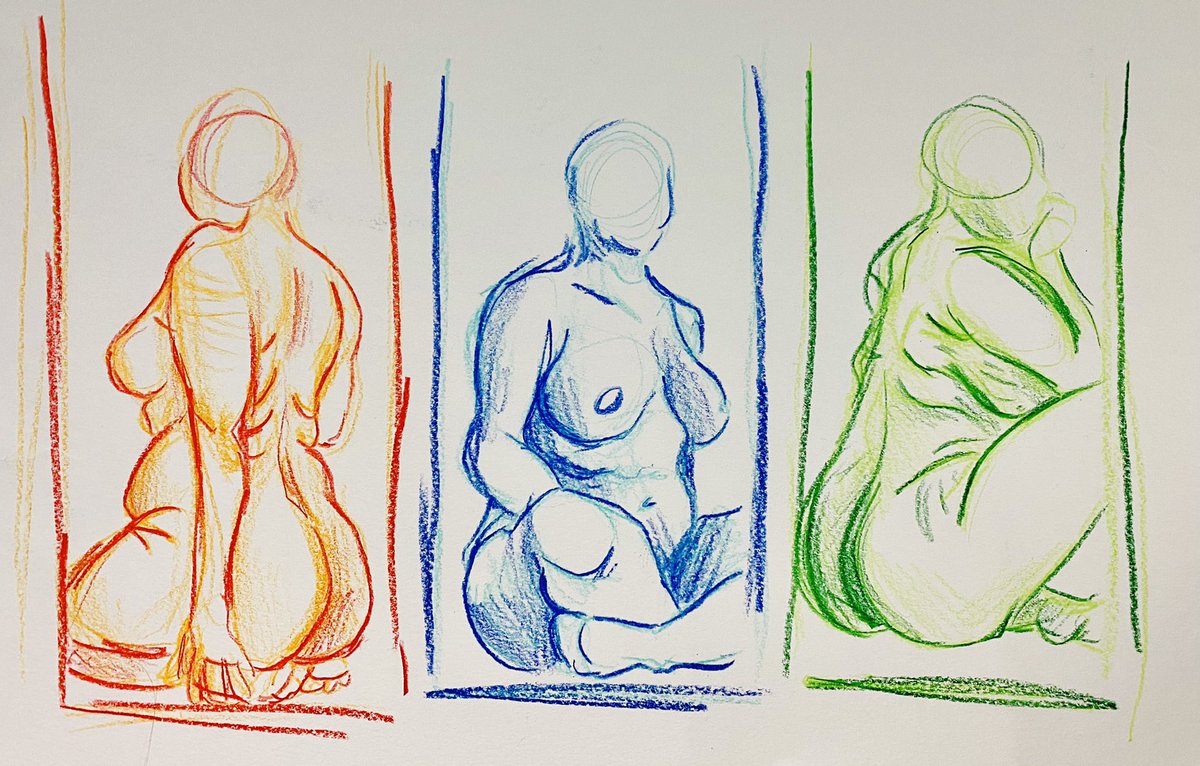 life is too short to not do figure drawings of yourself