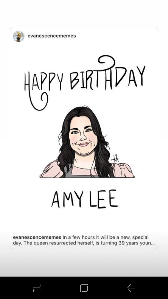        Happy Birthday Goddess Amy Lee Lee 