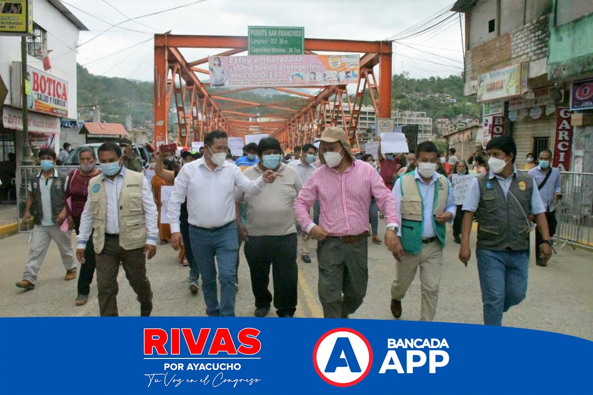 PerciRivas's tweet photo. Por la pronta construcción del "Puente del Bicentenario" en el #VRAEM.
@BancadaAPP @Peru_APP https://t.co/Cx7GTGNW2D