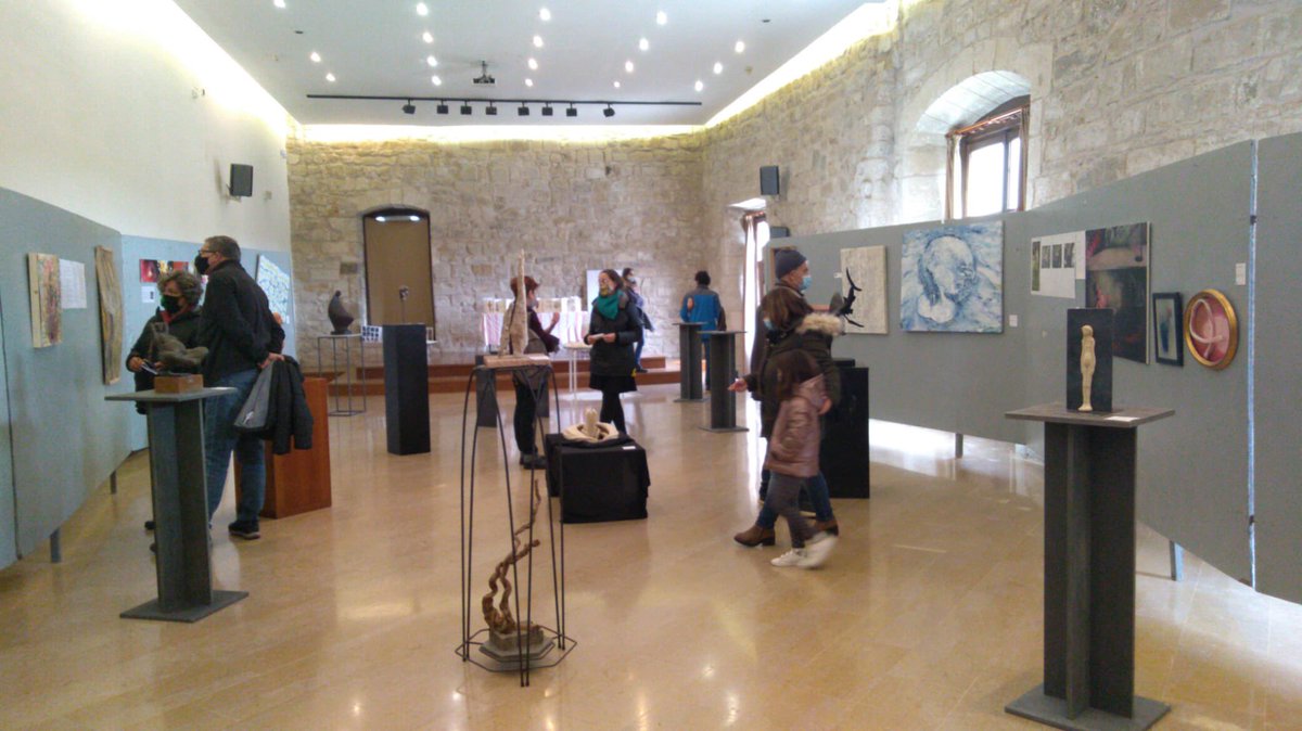 Espitllera's tweet photo. Els darrers caps de setmana Santa Coloma de Queralt ha acollit el 15è Pas x l’Art, una mostra col.lectiva d’artistes amb suport d’@Espitllera i lema: el Part, motiu de creació social i artística. Properament es podrà veure al castell de Concabella @AmicsConcabella @SomSegarra https://t.co/mXnzBwKZF0