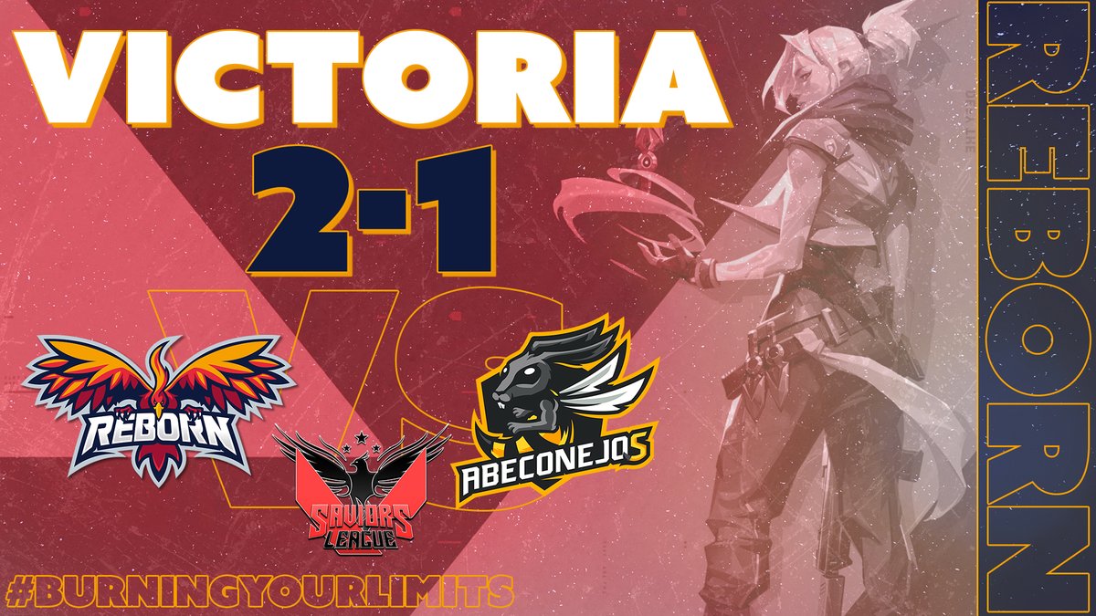 Reborn_Esp's tweet photo. 🔥 Semifinal de INFARTO que hemos vivido en Twitch con los chicos jugando de locos ante un rival súper fuerte
@Reborn_Esp 2 - 1 @AbeconejosBTG 

¿Ganaremos la 1era temporada de la @EUSaviorsLeague?

El límite es el cielo...💨
#BurningYourLimits https://t.co/G6xrGEaTxw