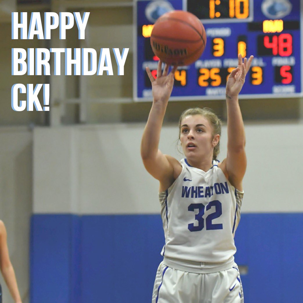 WheatonWBB's tweet photo. Please help us wish a HAPPY BIRTHDAY to senior, Carli Koffinke!!🎊🎂 https://t.co/qb6G4rxd2L
