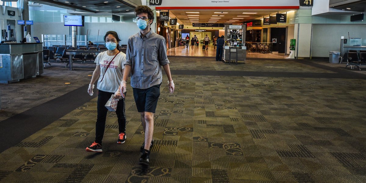 HobbyAirport's tweet photo. Donβt forget to:
- Wear your mask π·
- Wash your hands π§Όπ
- Maintain social distancing π€βοΈπ€
#FlySafeHouston #MaskUpHou https://t.co/evgD4zXjJN
