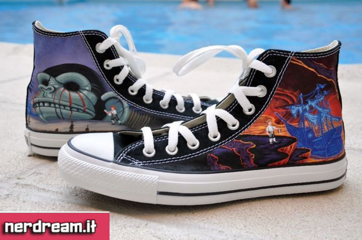 Nerdream_it's tweet photo. Shut up and take my Money! (or my Monkey 🤣)
#MonkeyIsland #Converse #HandMade #FatteAMano #Art #Shoes #RETROGAMING #Retrogamen #Retrogames https://t.co/aY0qZk6w4s