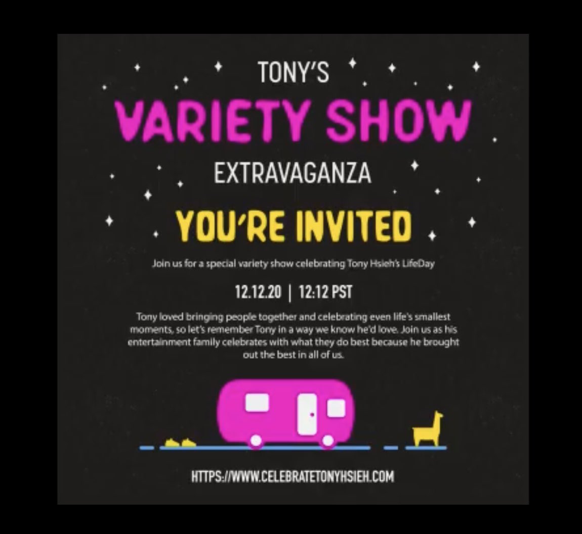 dancetronauts's tweet image. LIVE! 

celebratetonyhsieh.com 

#tonyhsieh