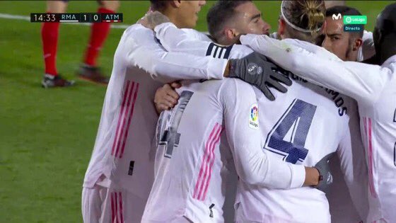 Great performance so far. #HalaMadrid