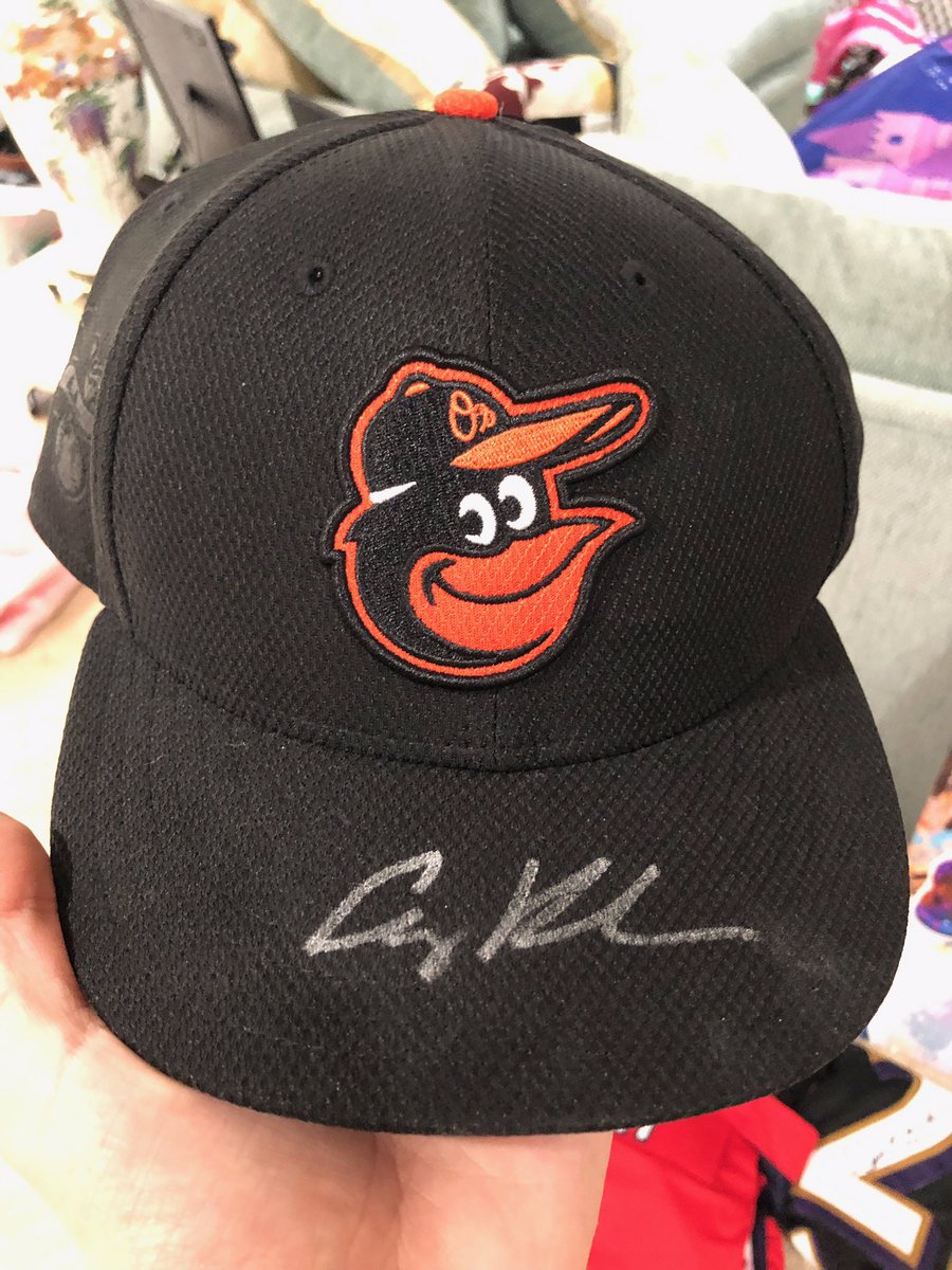 Next is an unreal cool item donated by my buddy, Dundalk Joe as he’s known, or Bryan Bierly to many. We got a signed  @RutschmanAdley Orioles hat. That’s right, the savior, win a signed hat! How cool is this?