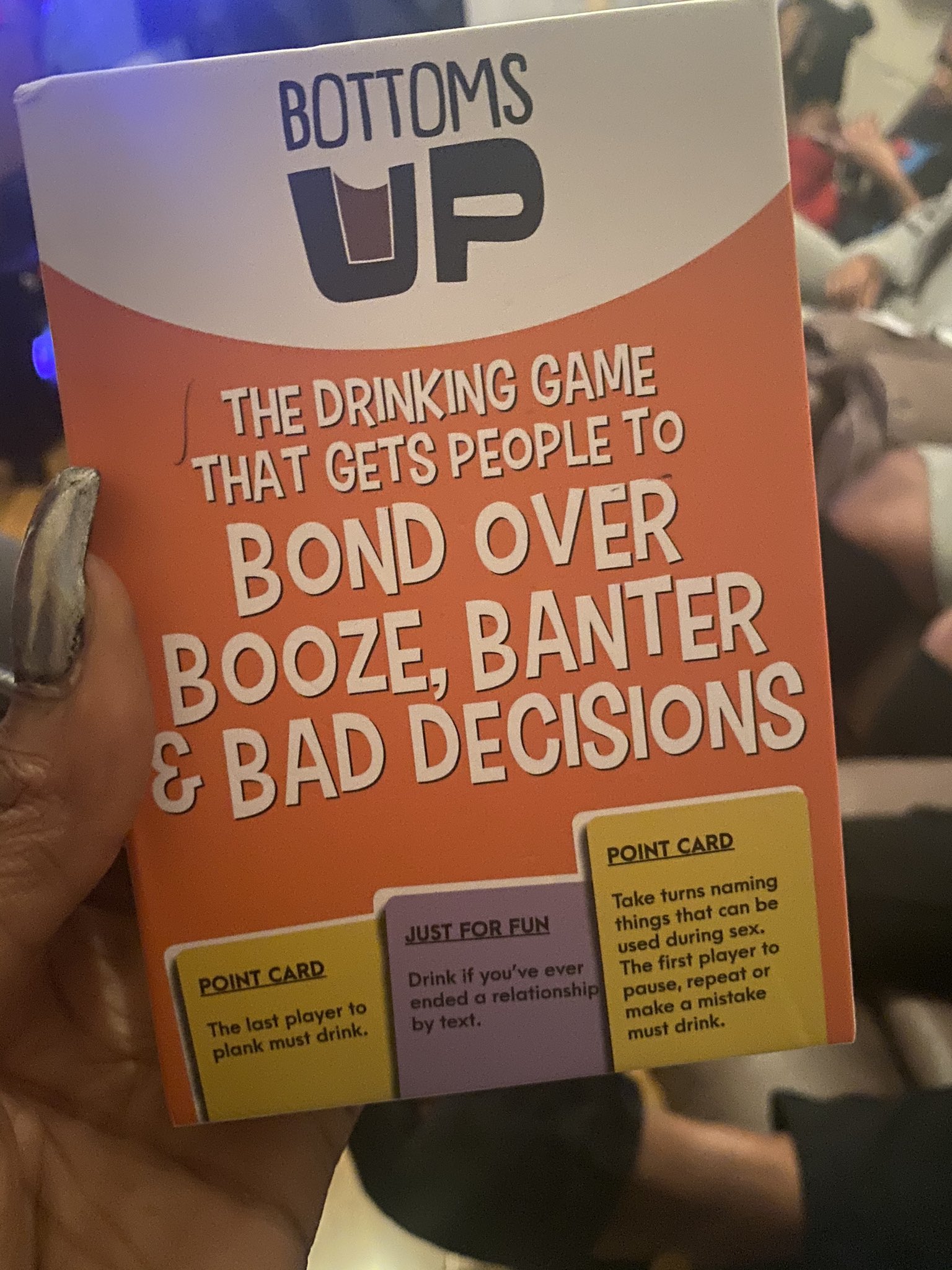 Bottoms Up Game