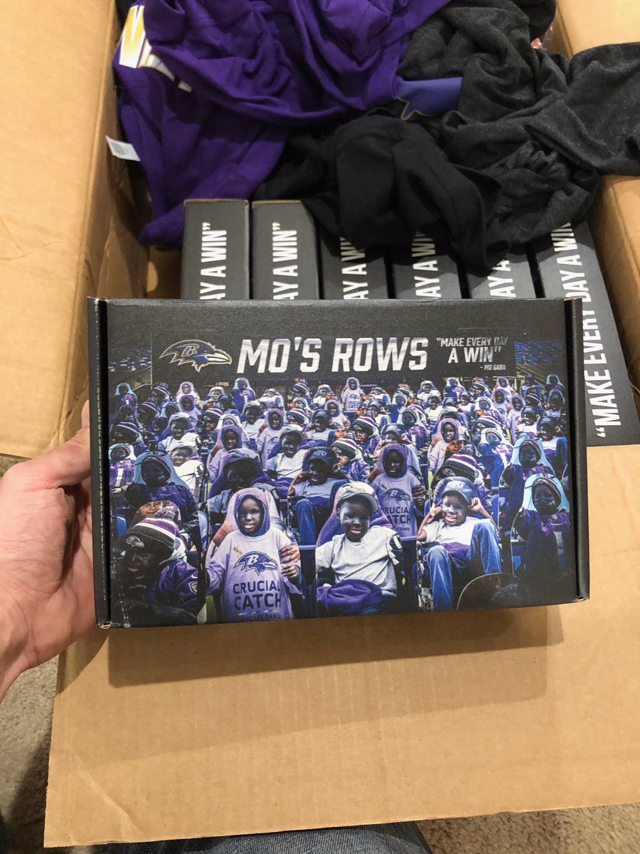 Up next is a ton of items you will want to be seen in. Our friends at  @threadlevel12 were nice enough to donate a ton of MoStrong and Mo’s Row gift boxes. Really awesome and comfortable shirts that support Mo Gaba.