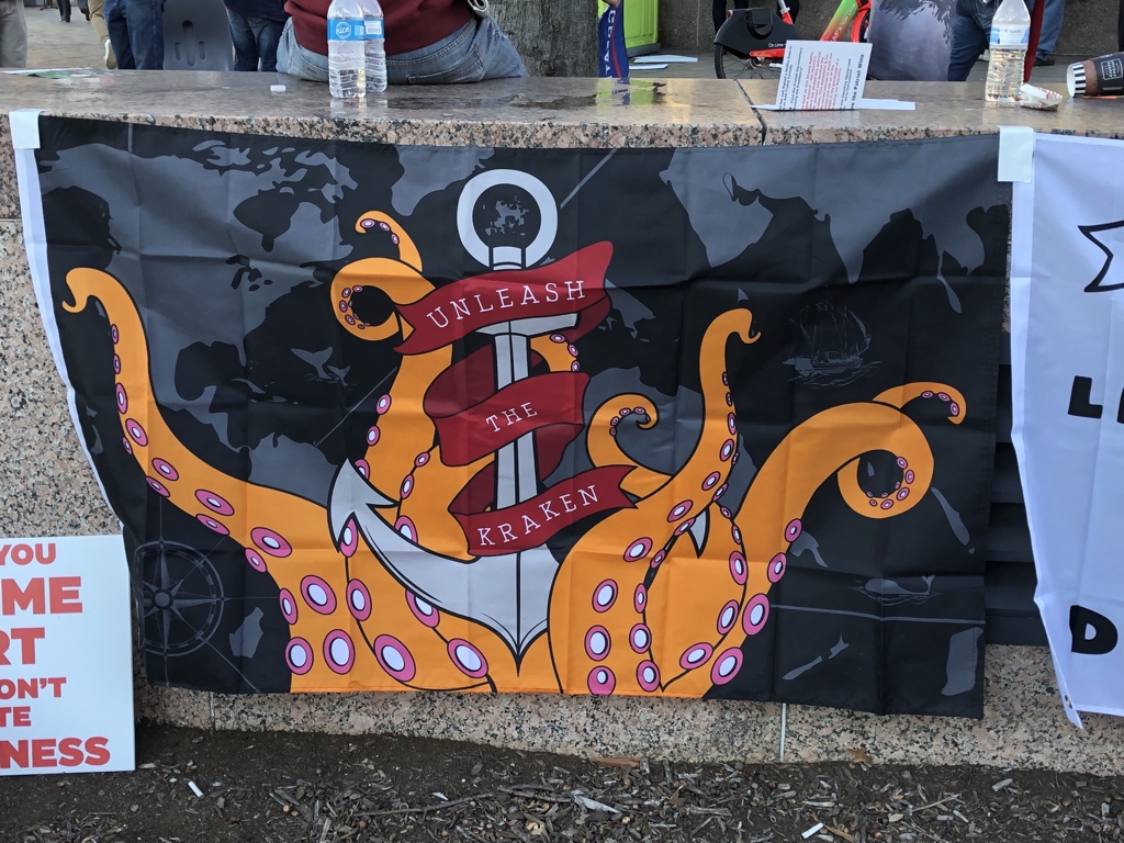 Unleash the Kraken flags are catching on