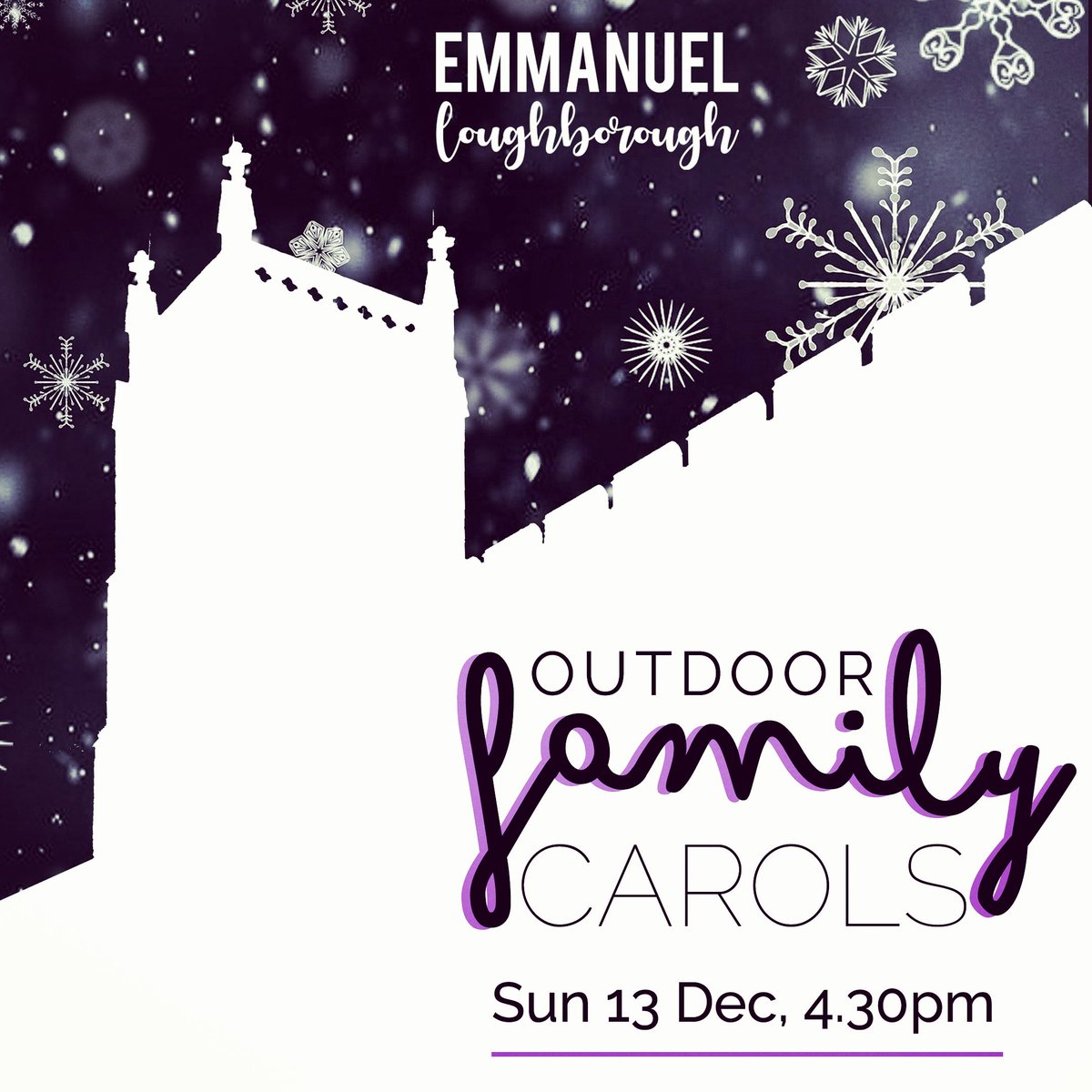 Tomorrow at 4.30pm  we are holding an outdoor Christmas Carol service, on the lawn in front of church! The words for the carols are  on the website (link in bio) for you to join in with (Dress for the weather!!) Everyone welcome!
 #loughborough #lboro #carolservice #carols
