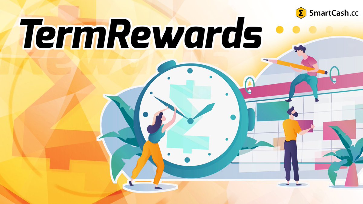 Additionally we created a whole new type of Rewards called TermRewards that pay those willing to lock term  $smart for certain periods of time. This feature is the final development stage, very close to release.