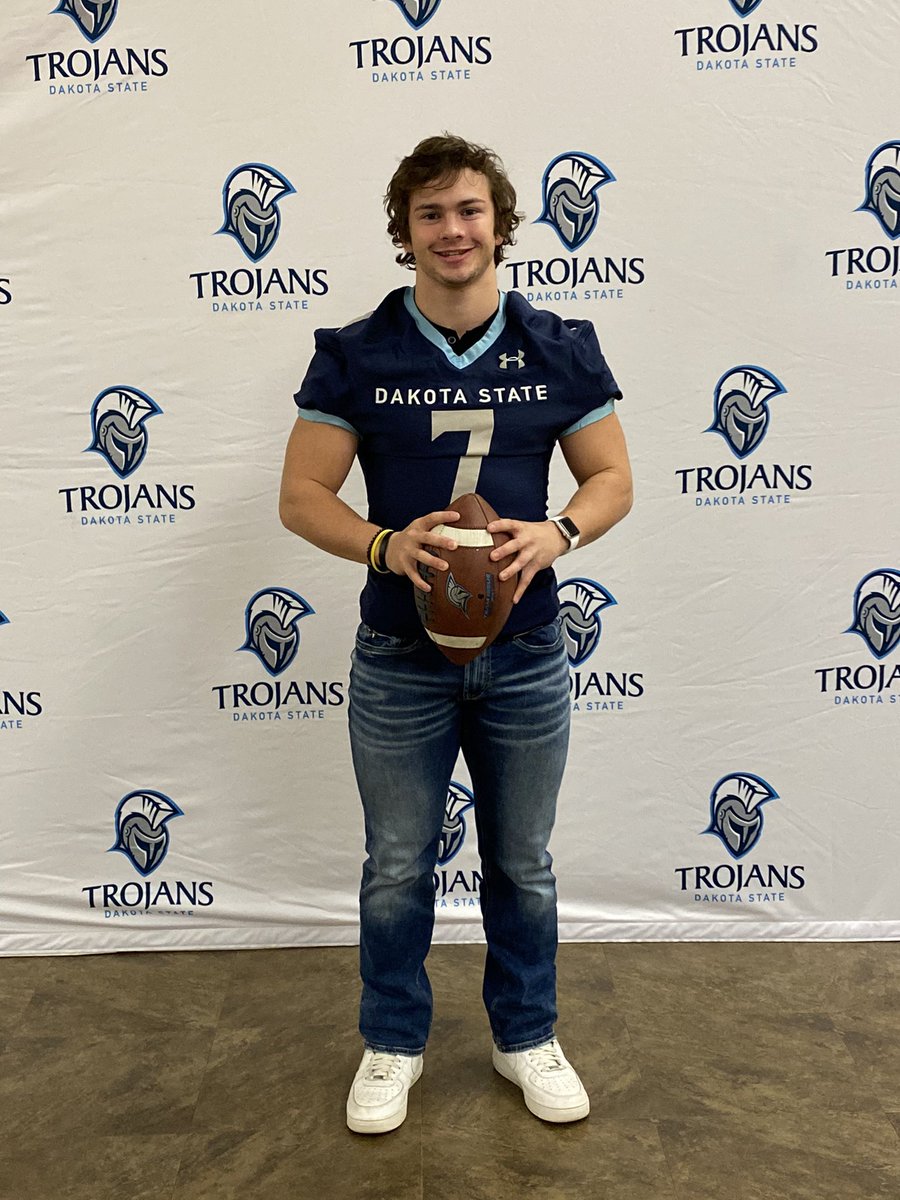 CarterHoffman_7's tweet photo. After a great visit with @DSUFootball I am so blessed to receive my second offer! Thank you @DSUFootball https://t.co/rBWH2iaklE