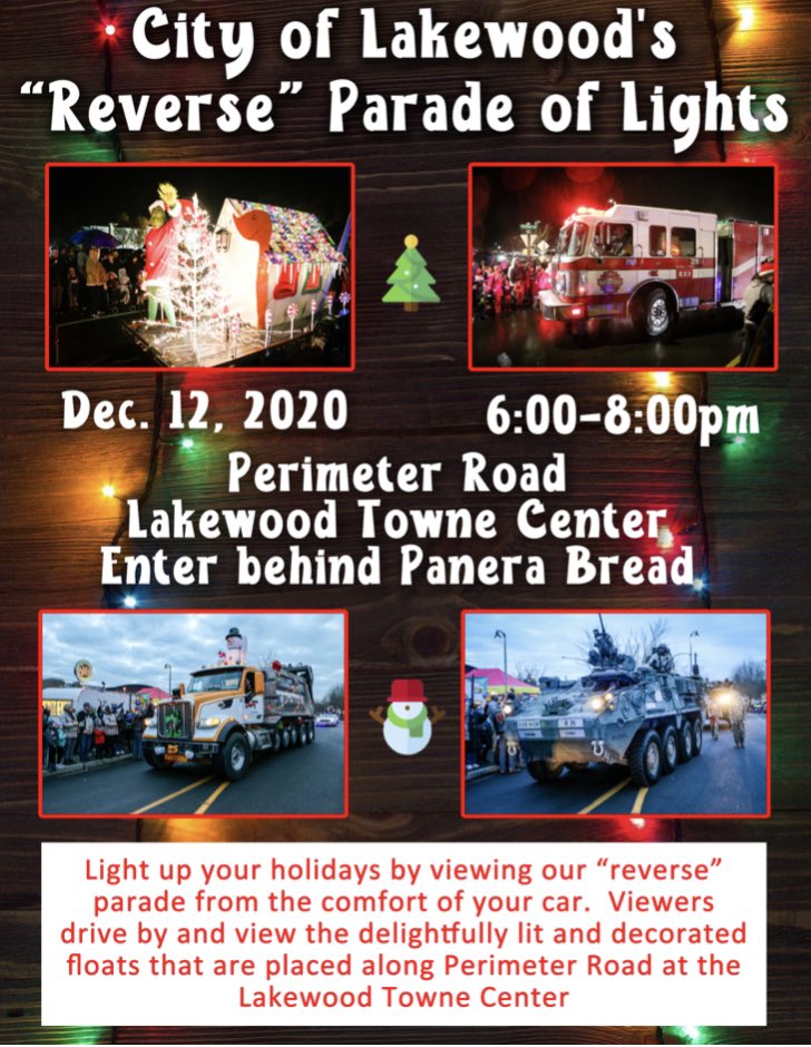 Principal_A_G's tweet photo. @CityofLakewood friends and families— join us for the #ReverseParade this evening! You stay warm in your car & drive through the designated route to see all the festive floats + participants!
@CloverParkSD will be there waving and spreading cheer! Hope to see you there! https://t.co/3IDFo01opi
