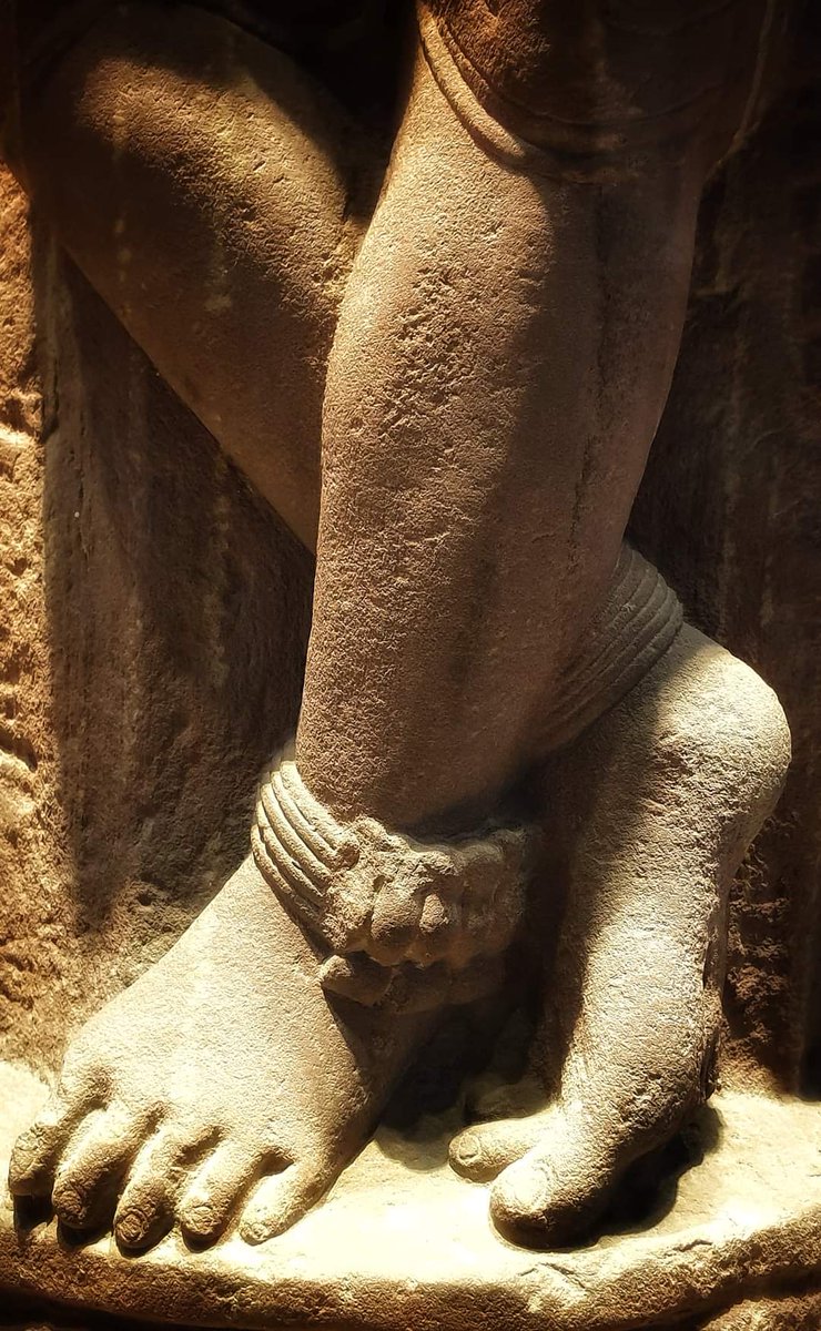 Nati: the legs of a dancer Kushan 1stC CENow in the Mathura Museum