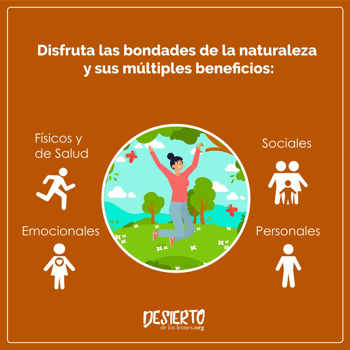 Ya puedes practicar senderismo de manera segura y beneficiarte del contacto con la naturaleza, programa tu vista: 
📞 (55) 3095 4303
