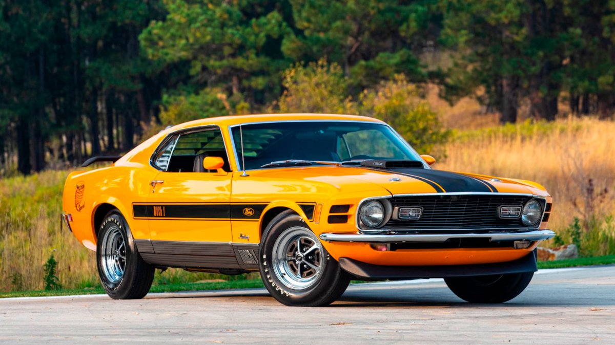 mecum's tweet photo. One of 48 428 SCJ Twister Special Mustangs built in 1970.
More info & photos: https://t.co/CurcONU6yb
#Ford #Mustang #Mach1 #TwisterSpecial #MecumKissimmee #Mecum #MecumAuctions #WhereTheCarsAre https://t.co/EDupEkSt43
