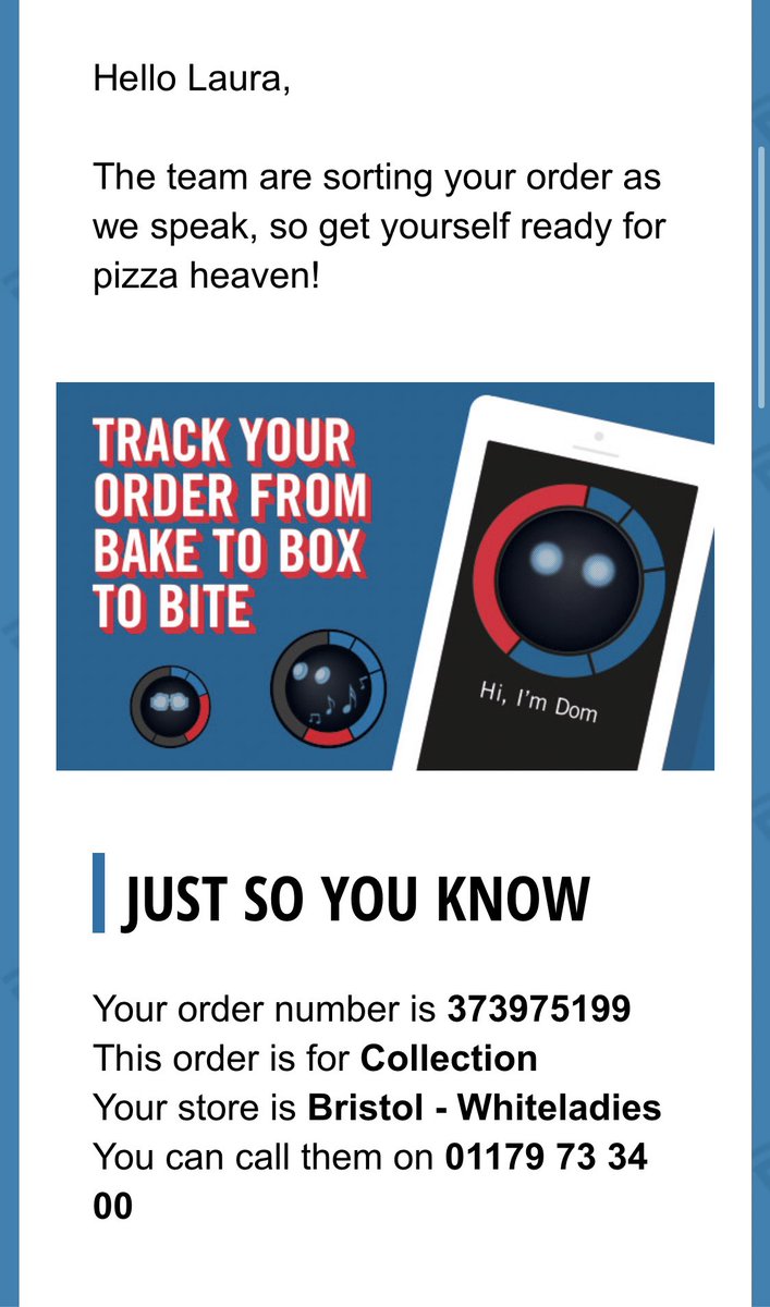 MacksLaura's tweet photo. @Dominos_UK I’ve had someone use my account to order pizza that wasn’t me and I now can’t seem to login to my account. I’ve even tried to request a password reset but no email has been sent. What now? https://t.co/428ihgBagB