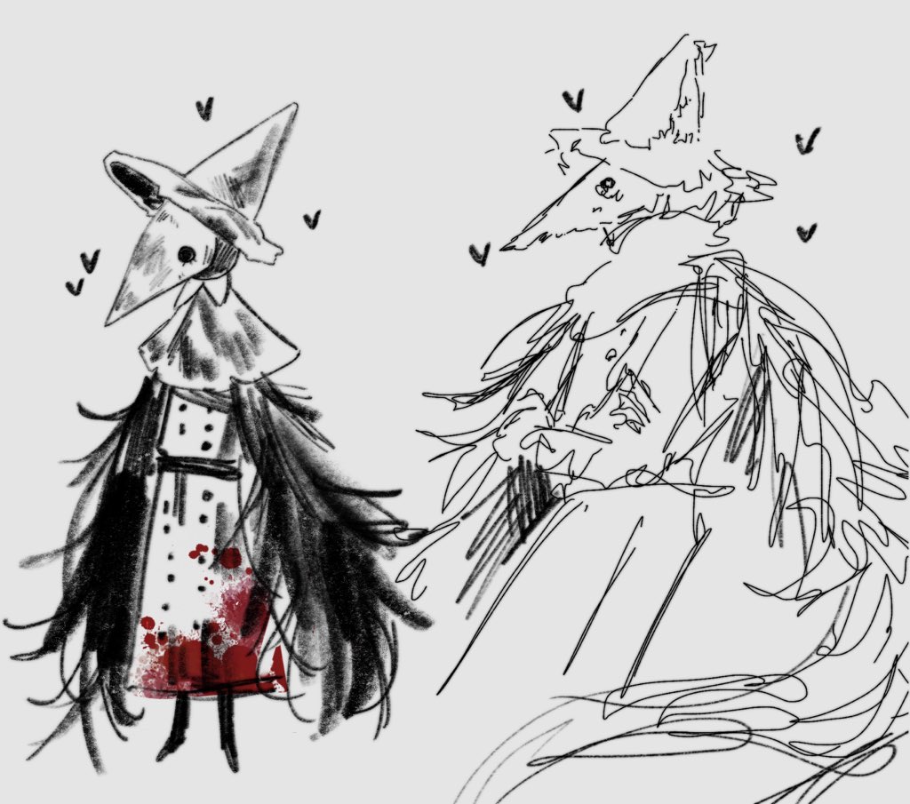 might throw out bloodborne doodles that i had posted on my other account but never got to posting here 
