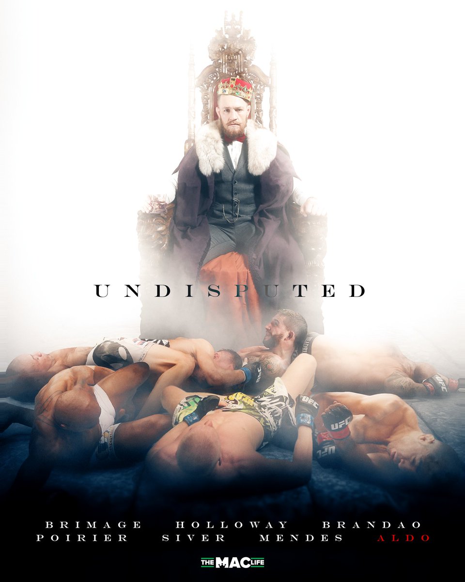 5 Years Ago Today, @TheNotoriousMMA became the undisputed King of the Featherweights 👑🏆 https://t.co/7zEnkgcdK1