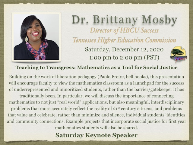 derivita's tweet photo. Thank you to CMC^3 for a fantastic Fall conference!  Closing keynote from Dr. Brittany Mosby is coming up at 1PM PT. Login to the conference here: https://t.co/5Ae6OgopUq @CMC3N @hbusuccess #CMC3Virtual #CMC3Virtual2020 #AMATYC https://t.co/T1wbql7dwQ