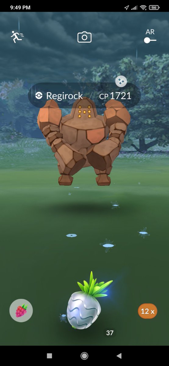 DeathRunneR8020's tweet photo. Caught my first shiny Regirock ☺
#shiny #PokemonGO https://t.co/Uq6ODT0cle