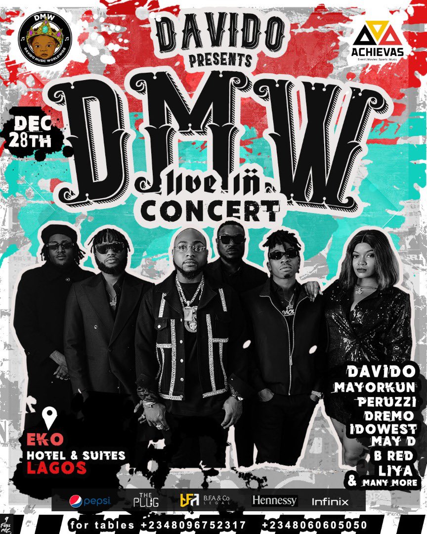 Peruzzi's tweet image. FIRST DMW CONCERT • SEE YALL ON THE 28TH. 🤘🏾💙