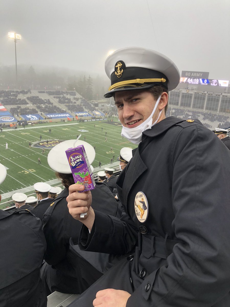 MaddyPasque's tweet photo. No other way he’d rather spend his 21st Birthday!! #BarbsBirthday #ArmyNavy https://t.co/QJ20p4NPDq