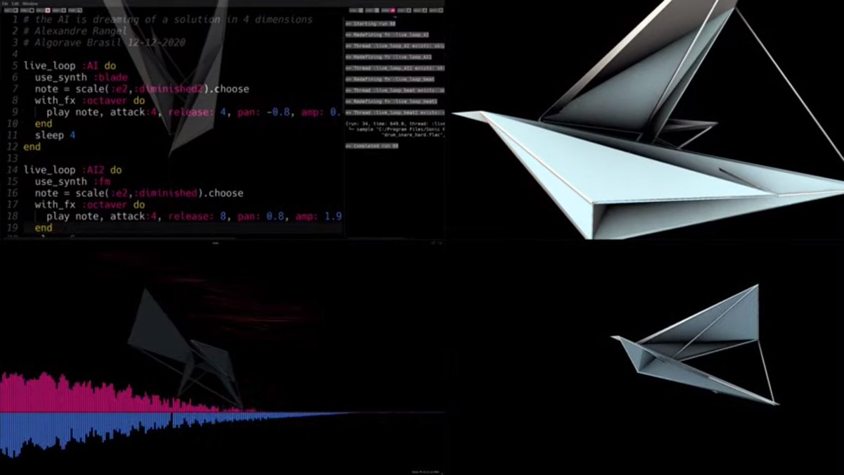 Algorave Brasil (@algoravebr) on Twitter photo Cenas da performance de <a href="/AlexandreRangel/">Alexandre Rangel</a> na #AlgoraveBrasil2020
confira! youtube.com/watch?v=jPU2nT… Cenas da performance de <a href="/AlexandreRangel/">Alexandre Rangel</a> na #AlgoraveBrasil2020
confira! youtube.com/watch?v=jPU2nT…