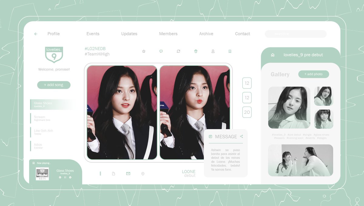fromis_officiaI's tweet photo. ⠀· 🗓 ! 𝓛 ovᥱlıᥱs ᥫ᭡ ,, ᥱvᥱnt 𝘂𝗽 ゠ dᥲtᥱ ❜ #LO2NEDB ˖ #TeamHiHigh 、
Ashwin se puso bonita para asistir al debut de las reinas de Loone. ¡Muchas felicidades, bebés! Ya somos fans. https://t.co/g2l1zJNdi8