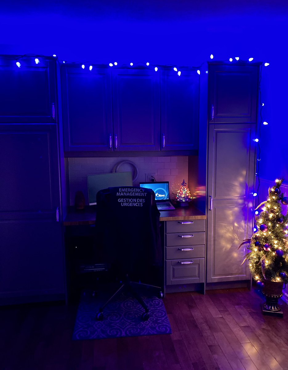 lavery_melissa's tweet image. A dash of Christmas sparkle to my desk 🌲❄️☃️#festive #virtualEOC