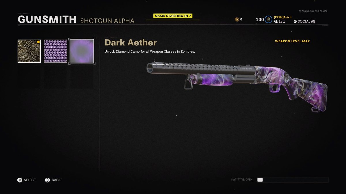 StormesALT's tweet photo. *GLITCHED EARLY* Dark Aether. Took 3.8 Days to Unlock Still Have Tacticals, ARs, And SMGS Left https://t.co/PrLssQfD9b