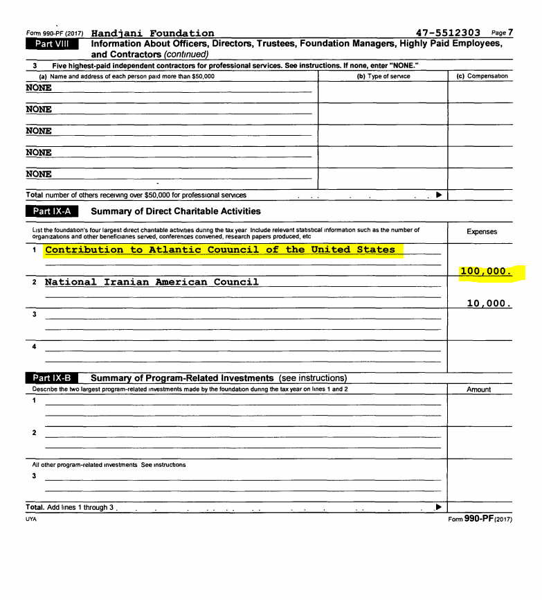 10/ Public records seem to show that he has contributed at least hundreds of thousands of dollars to this  @barbaraslavin1 initiative (along with the aforementioned donations to NIAC)