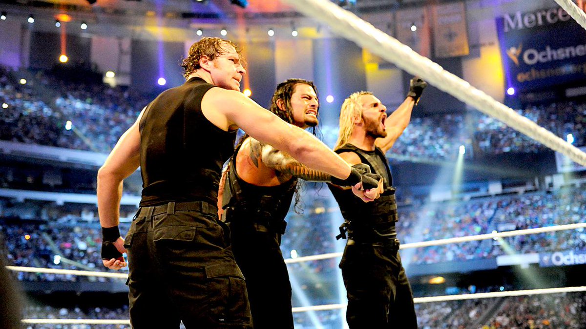 SethRollinsFans's tweet photo. #SethRollins #TheShield #WM30 https://t.co/RlVLLa8VoD