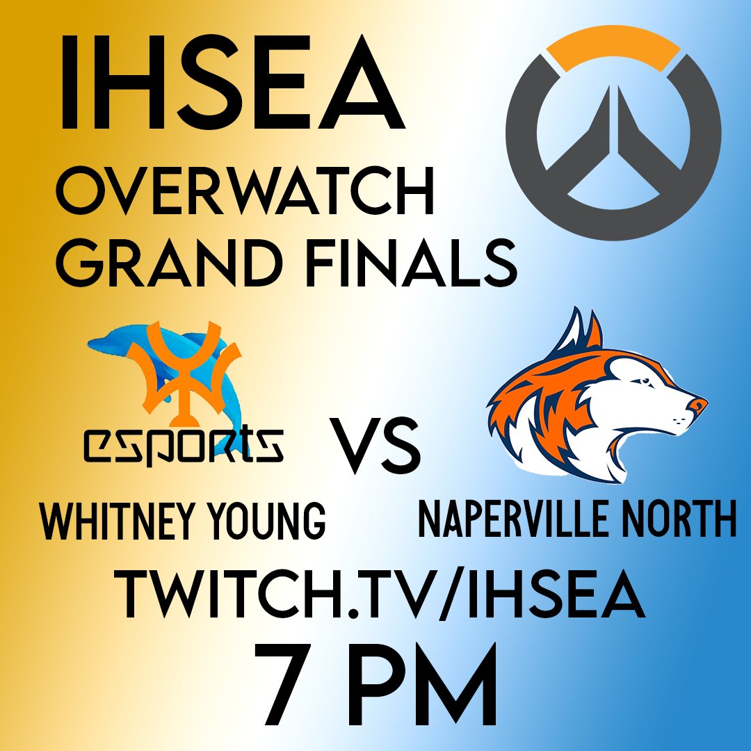 IHSEA FINALS VS NAPERVILLE NORTH
twitch.tv/ihsea 7PM
