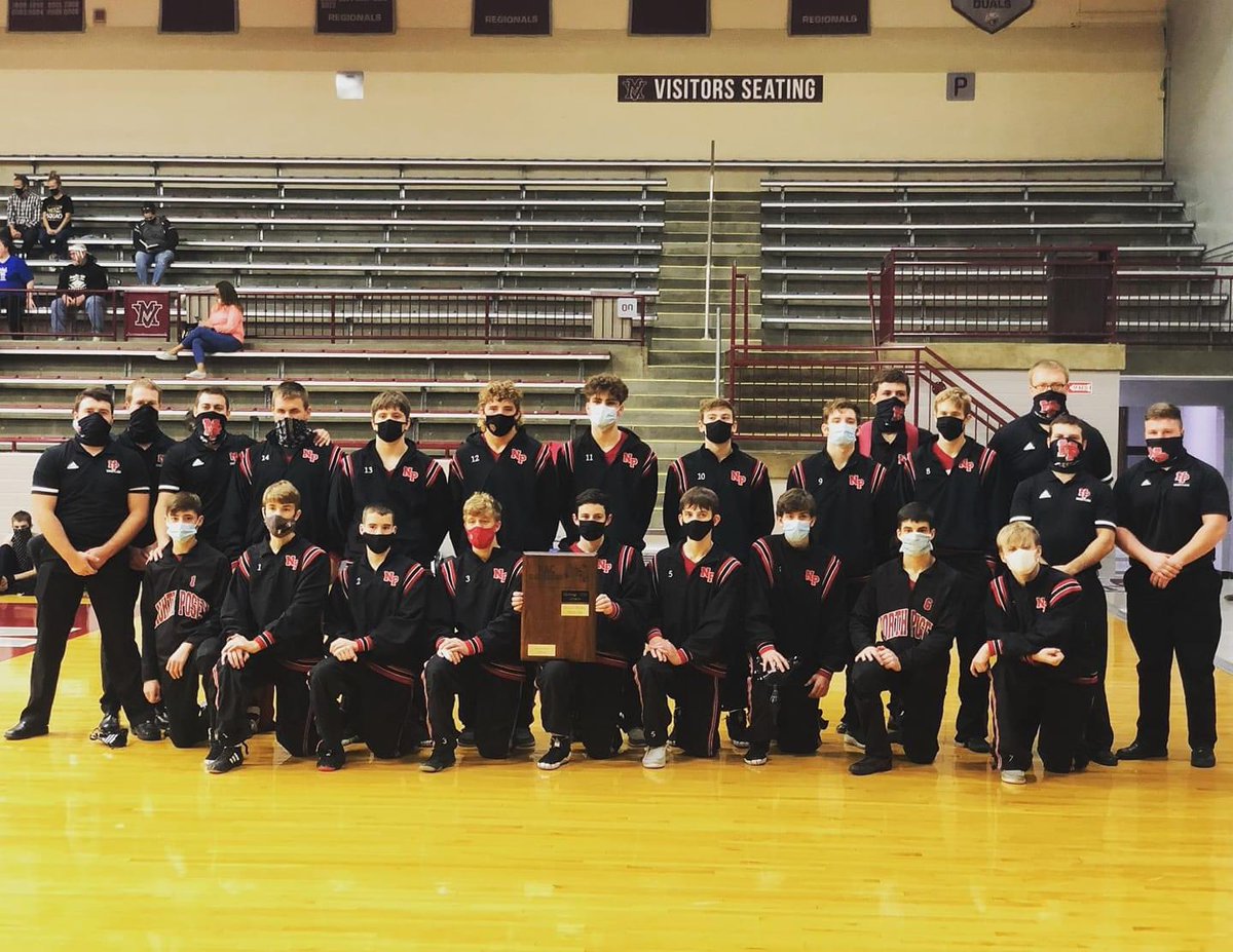 northposeyhs's tweet photo. Way to go wrestlers!!!!!!
❤️🤼‍♂️🖤

Undefeated at PAC Duals.
Undefeated wrestlers:
Kade Bender
Blake Zirkelbach
Gavin Wheeler
Braiden Fitts
Camden Lupfer
Nick Akers
Clay Will
Wyatt Willman https://t.co/KFXvoKUwFx