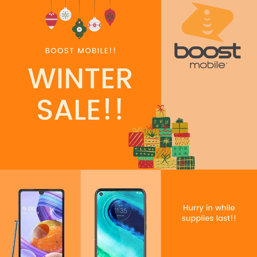 PhonesrusTexCit's tweet photo. CHRISTMAS COMES EARLY WITH BOOST MOBILE!! Hurry in today for amazing promotions on some of our hottest phones!! Offering BOGO on the LG Stylo 6 and add a line deals on Samsung, LG, and more phones!! Hurry while supplies last!!
2936 B Palmer Hwy
Texas City TX 77590 https://t.co/LdYp9hvBcI