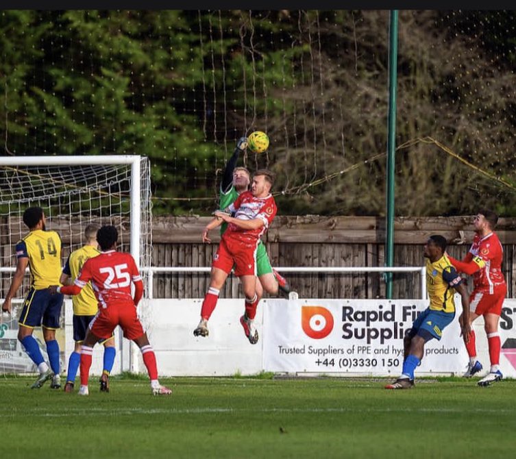 Loving this photo of @joejw01 playing for Staines FC today