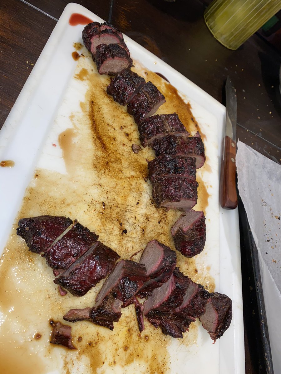 Fireox22's tweet photo. @SovereignTee810 This is elk tenderloin &amp; I definitely recommend you try the steak 💪🏼 https://t.co/nbgVVptUFI