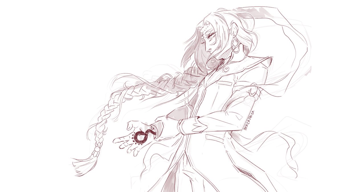 maskenjager's tweet photo. (wip) oh stop being so dramatic https://t.co/g4bvJOmDav