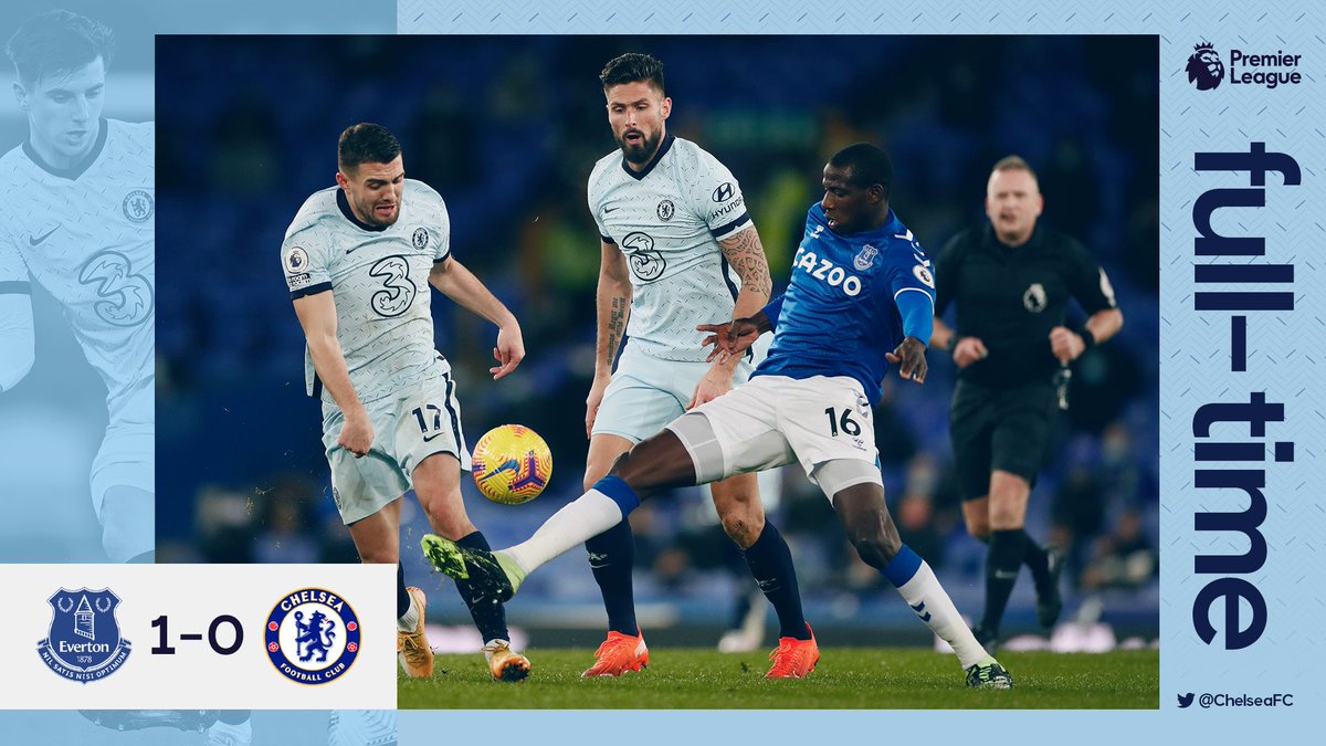 FT: Everton take the points today. 😔

#EVECHE